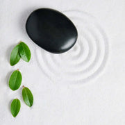 Decoración zen con arena de sílice