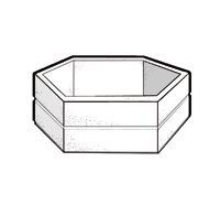 Aro apilable de la Jardinera Modular Jalón