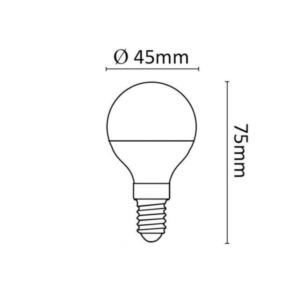 Bombilla LED Asalite E14 3000K IP20 — Vetonek (3)