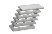 Aspirador estático ortogonal de hormigón, base de 79,5 x 48,5 cm para tiros de 62 x 31 cm - Vetonek