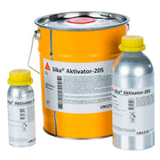 Bote de Sika® Aktivator-205 de Sika, promotor de adherencia para preparar sustratos no porosos antes de sellar - Vetonek