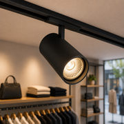 Foco de Carril LED Monofásico Potencia_Temperatura de Color Regulables 20_25_30W 6000_4000_3000K Negro — Vetonek