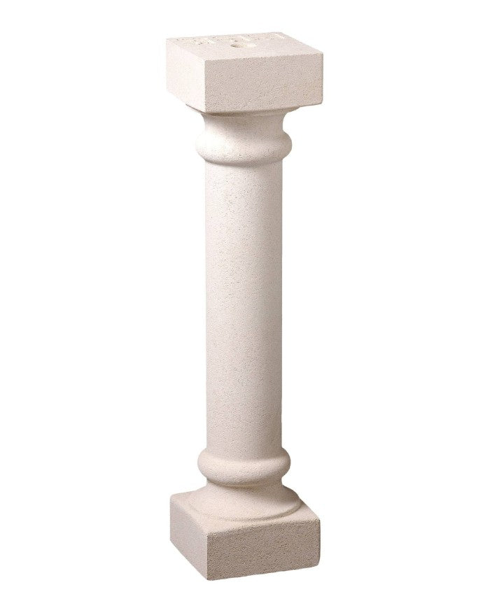 Balaústre Cazorla 65 cm - Quatro desenhos de fuste de 15 × 15 cm à escolha