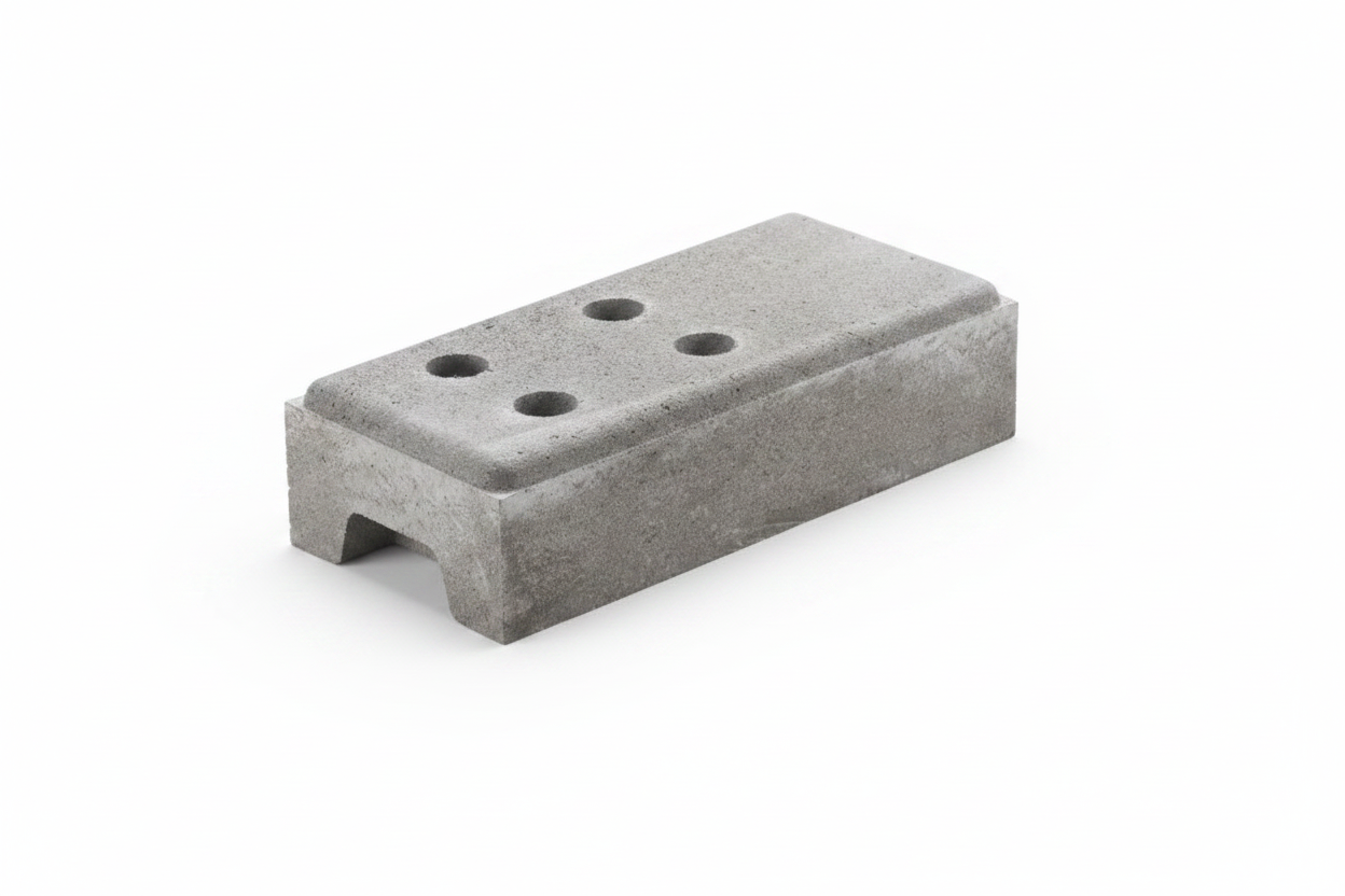 Betonsockel Tossut für den Bau 