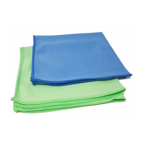 Chiffon en microfibre pour vitres et miroirs - Lot de 2 pièces Vetonek
