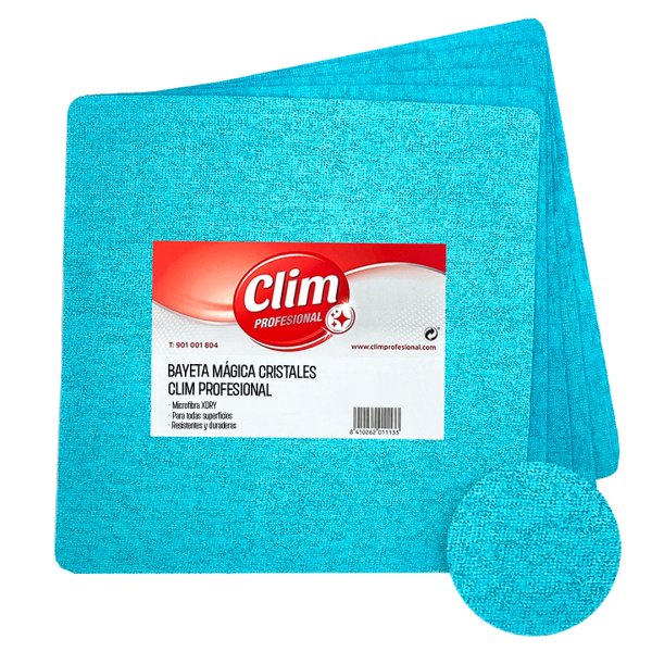 Bayeta Mágica de Microfibra Clim Profesional - Pack de 10 Unidades Vetonek