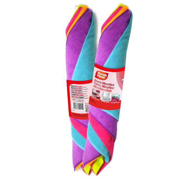 Bayeta de Microfibra Multiusos - Pack de 10 Colores 30x40 cm Vetonek