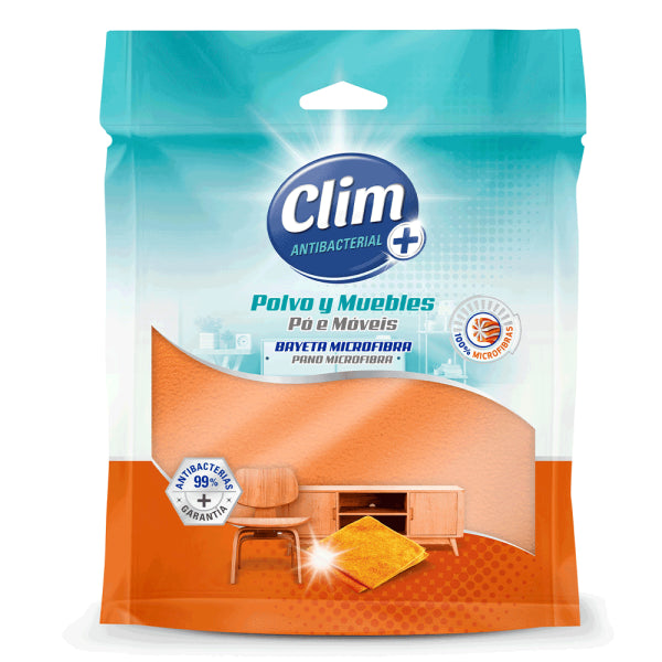 Bayeta Microfibra Antibacterial Clim - Paquete de 8 Unidades Vetonek
