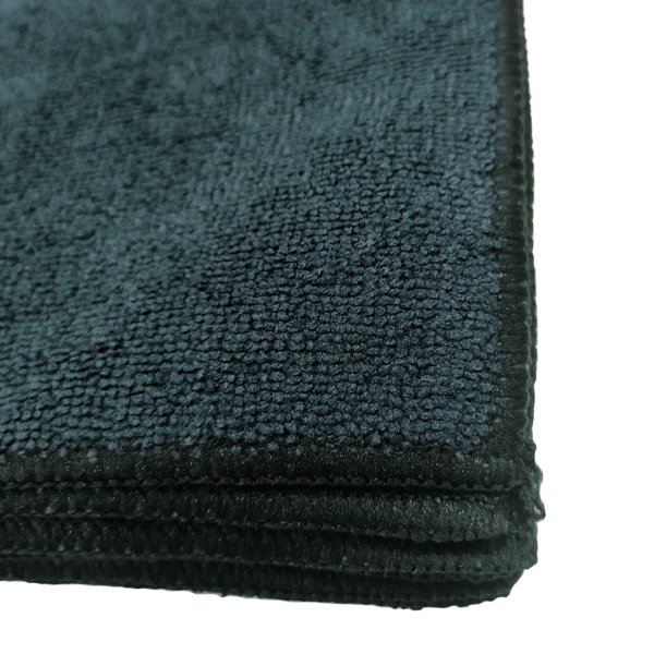 Bayeta microfibra negra multiusos 38x40 cm - Pack de 12 unidades Vetonek