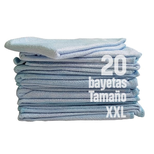 Bayetas de microfibra ECO XXL multiusos 40x40 cm - 20 uds Vetonek
