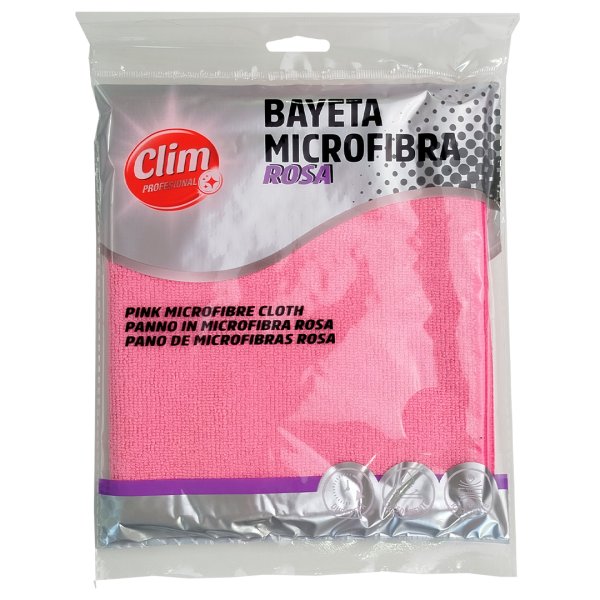 Bayetas de Microfibra Rosa XL - Pack de 12 Unidades Vetonek