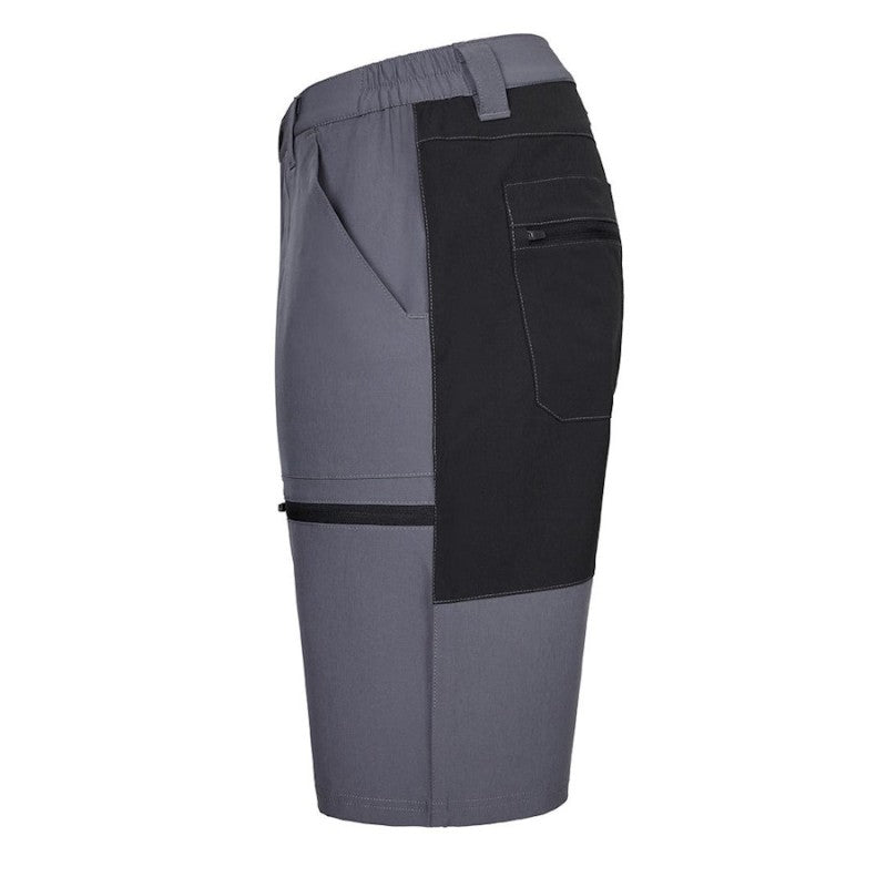 Bermuda trekking stretch Velilla 103032S en gris y negro - Vetonek
