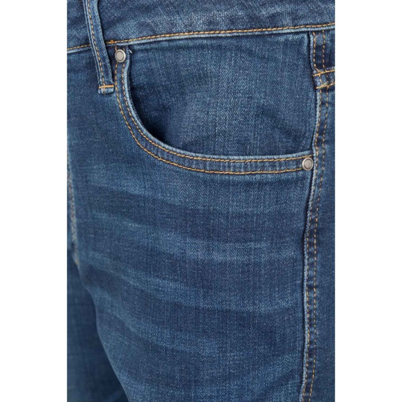 Bermuda vaquera Velilla 103017S detalle de denim - Vetonek