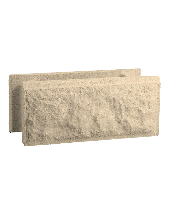 Bloque Loarre de hormigón, textura labrada para cerramientos y muretes - Vetonek