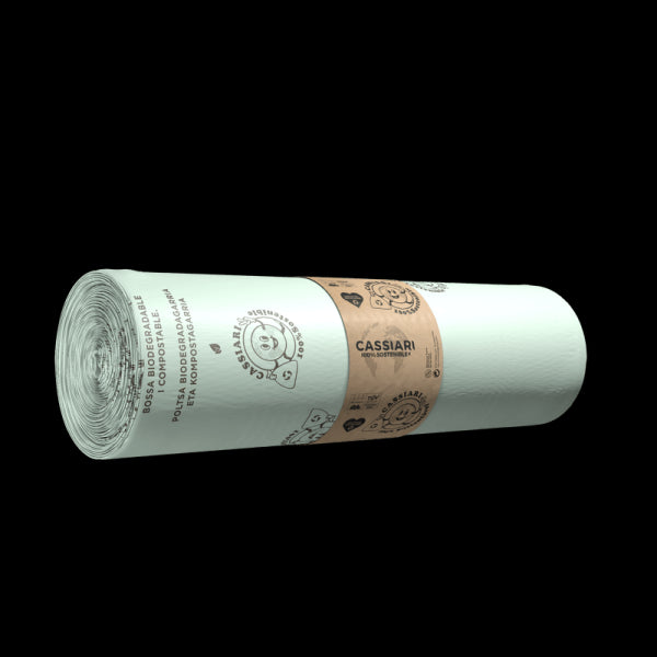 Bolsas de Basura Biocompostables y Ecológicas 55x60 cm - 30 L (Rollo 20 uds) Vetonek