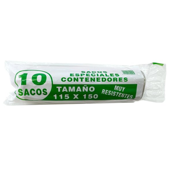 Bolsas de Basura Transparentes 240 Litros - 10 Uds Vetonek