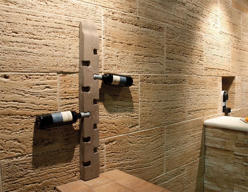 Botellero Nieva en pared