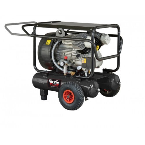 Compresor de 20 L y 4 HP con cabezal en V Cevik Pro - Vetonek