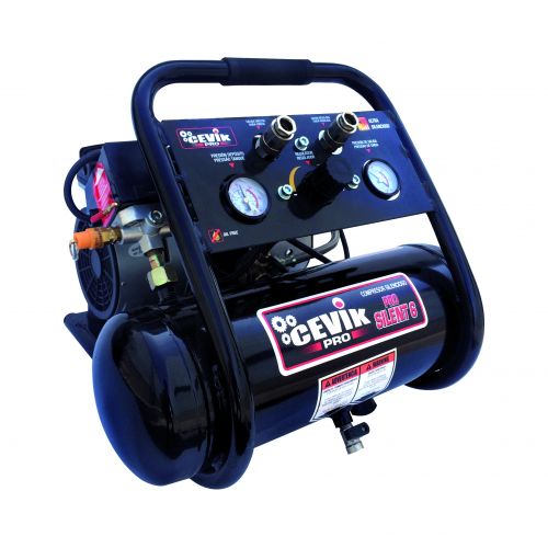 Compresor silencioso sin aceite 6 L 62 dB Cevik Pro - Vetonek