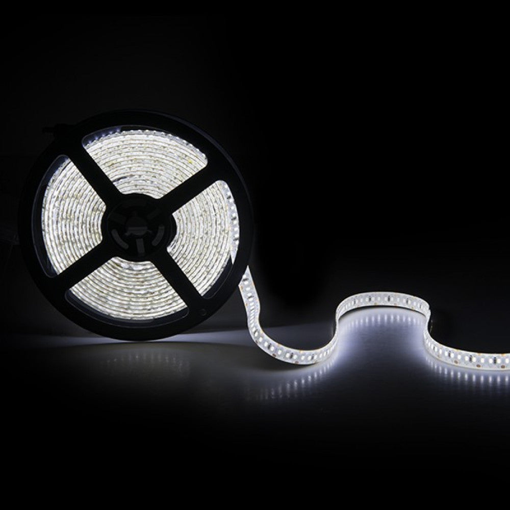 Tira de 204 LEDs/M 60W 5.000Lm CRI85 6000ºK SMD3014 12VDC IP65 x5M — Vetonek
