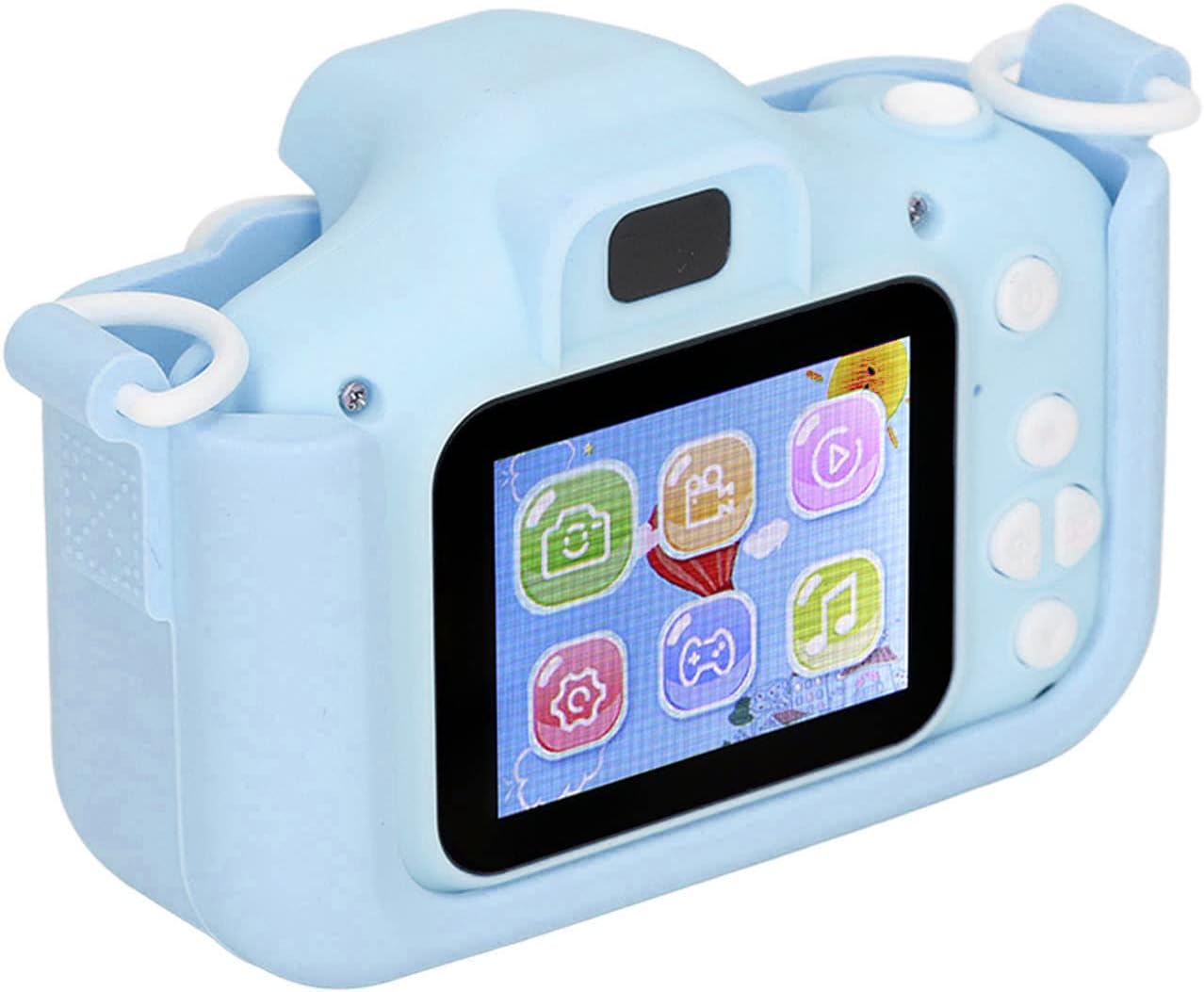 Cámara para Niños 20MP HD 2.0” + Tarjeta 32GB – Azul y Rosa, Compacta y Divertida - Vetonek