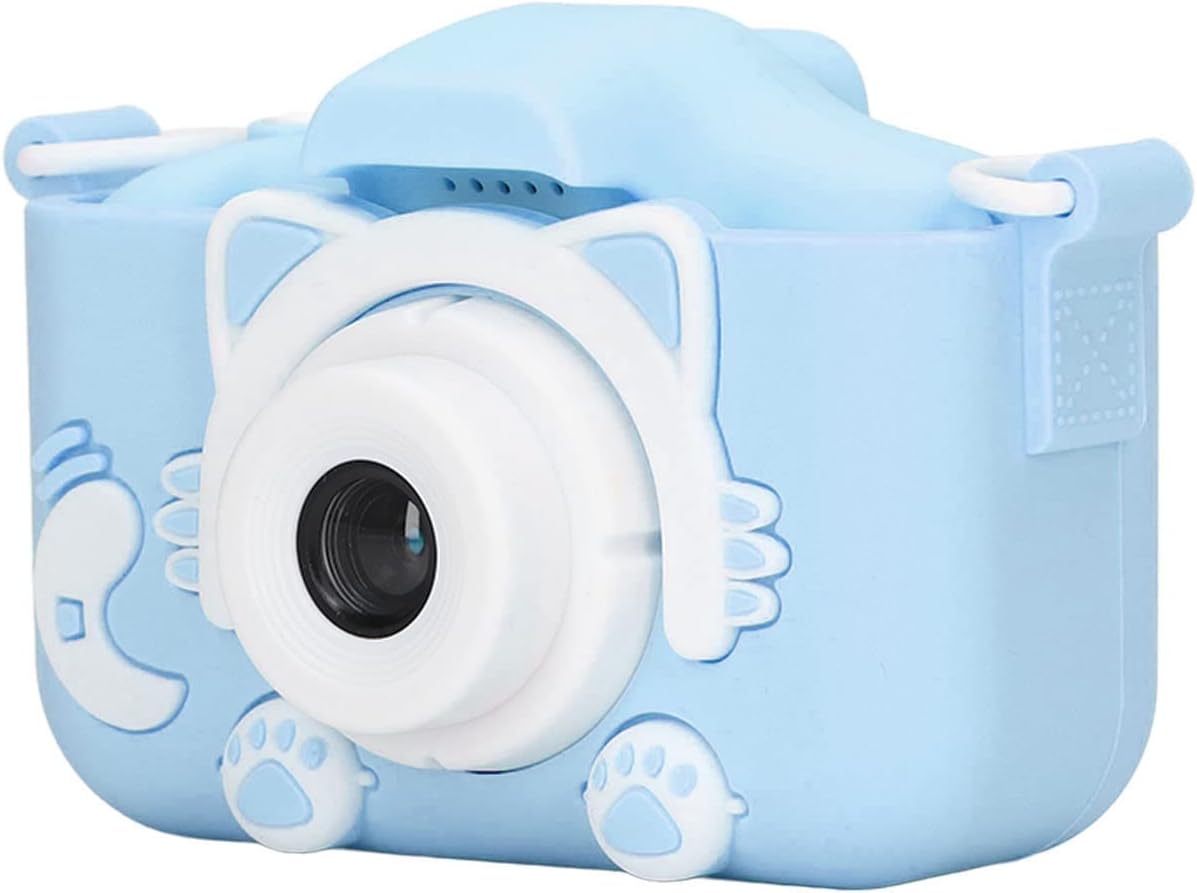 Cámara para Niños 20MP HD 2.0” + Tarjeta 32GB – Azul y Rosa, Compacta y Divertida - Vetonek