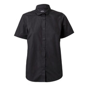 Camisa de trabajo manga corta mujer negra Velilla 405010 - Vetonek
