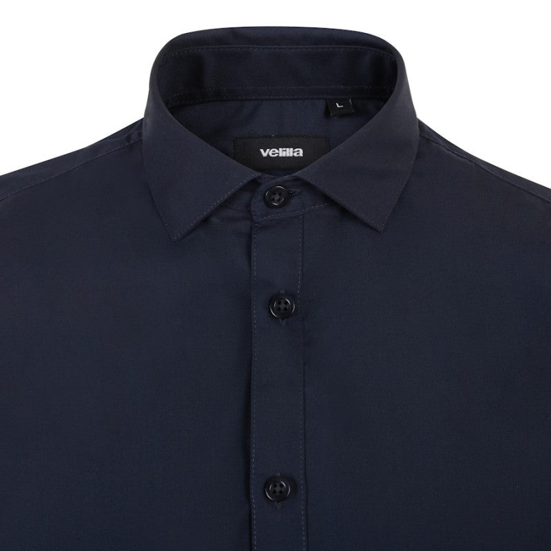 Camisa de manga corta Velilla 405008 en celeste - Vetonek