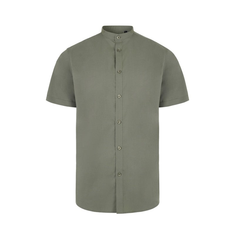 Detalle del cuello tirilla de la camisa Velilla 405012S - Vetonek