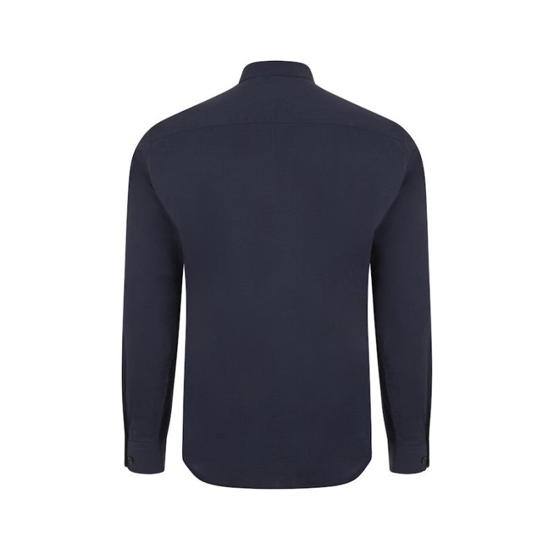 Camisa stretch de cuello tirilla y manga larga para hombre Velilla 405013S - Vetonek
