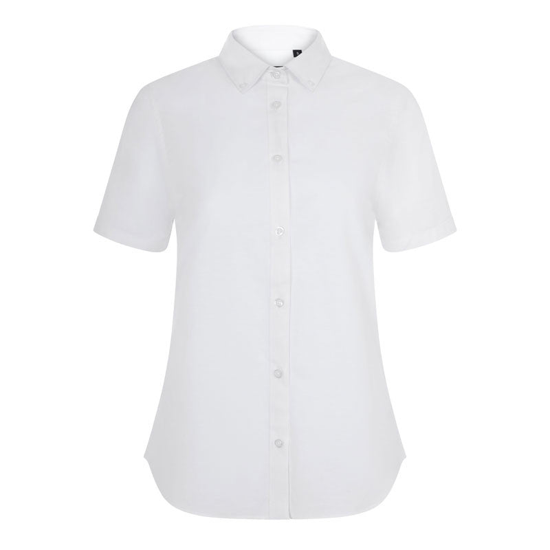 Camisa Oxford stretch de manga corta para mujer Velilla 405025S - Vetonek