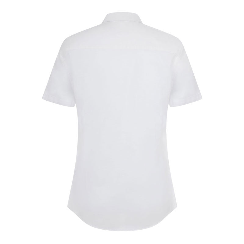 Camisa Oxford stretch de mujer, vista lateral, Velilla 405025S - Vetonek
