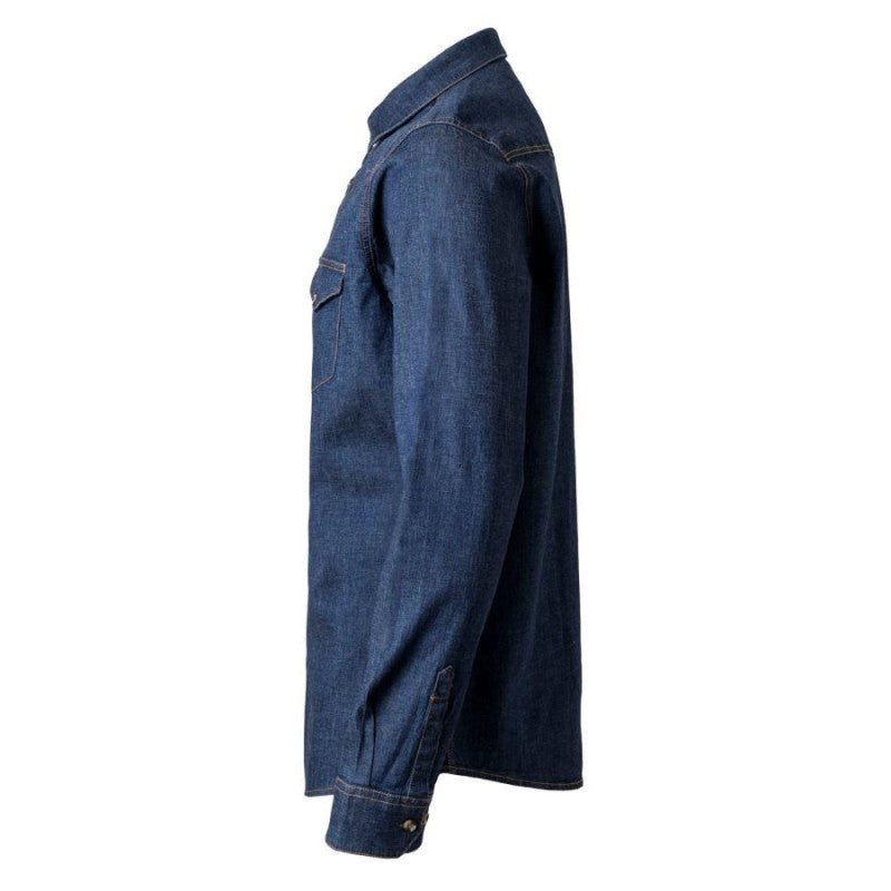 Espalda con canesú de la camisa vaquera Velilla 405006S - Vetonek