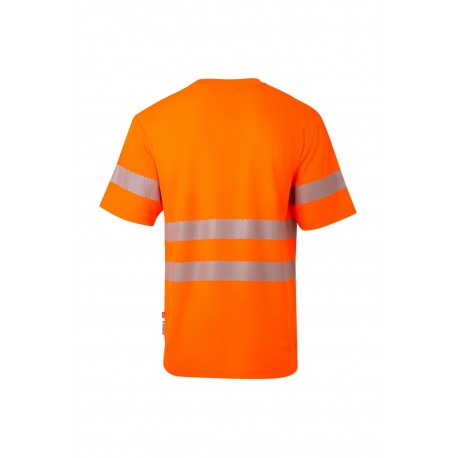 Camiseta de algodón Velilla 305508 en amarillo flúor - Vetonek