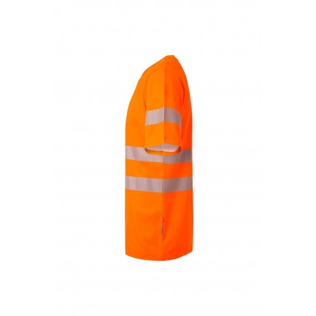 Camiseta de algodón Velilla 305508 en naranja flúor - Vetonek