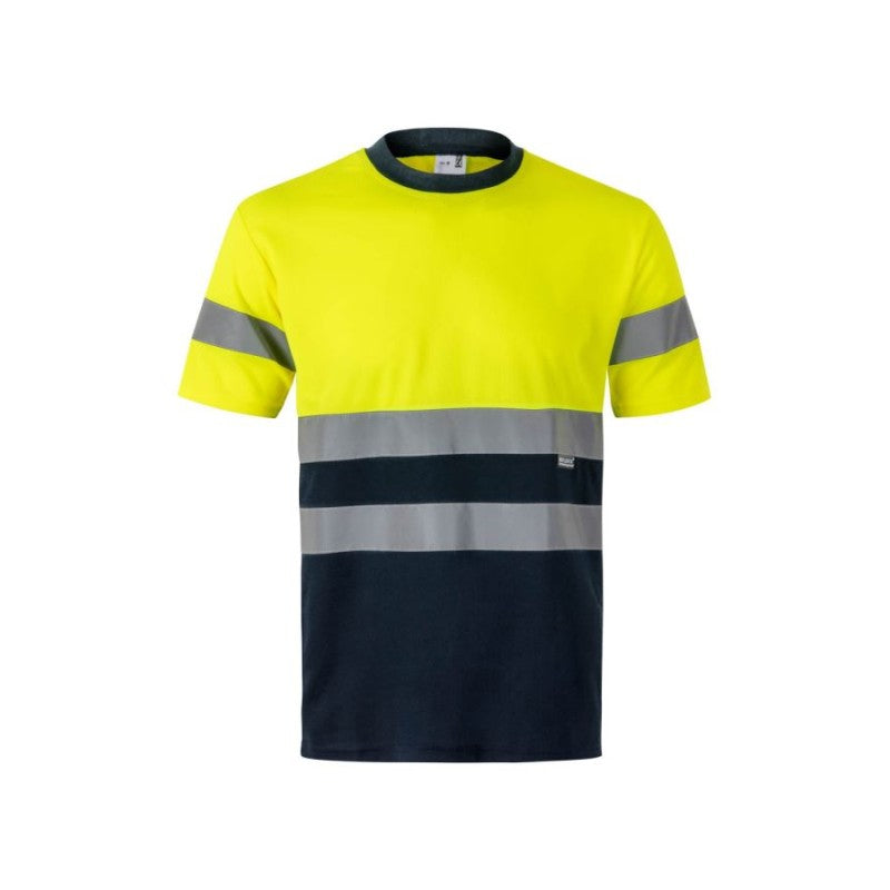 Cuello de canalé a contraste de la camiseta Velilla 305506 - Vetonek
