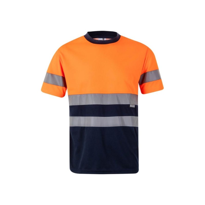 Camiseta técnica bicolor de alta visibilidad Velilla 305506 - Vetonek