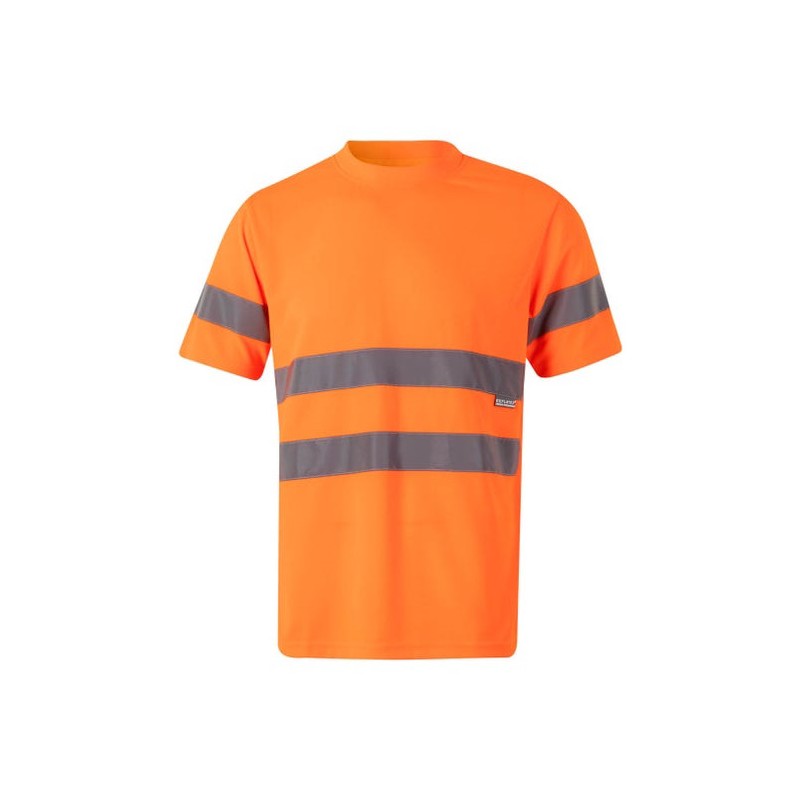 Camiseta técnica Velilla 305602 en naranja flúor - Vetonek