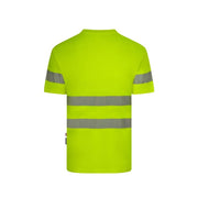 Camiseta reciclada Velilla 305632 en amarillo flúor - Vetonek