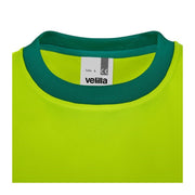 Camiseta reciclada bicolor Velilla 305633 en gris y amarillo flúor - Vetonek