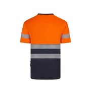 Cuello de canalé a contraste de la camiseta reciclada Velilla 305633 - Vetonek