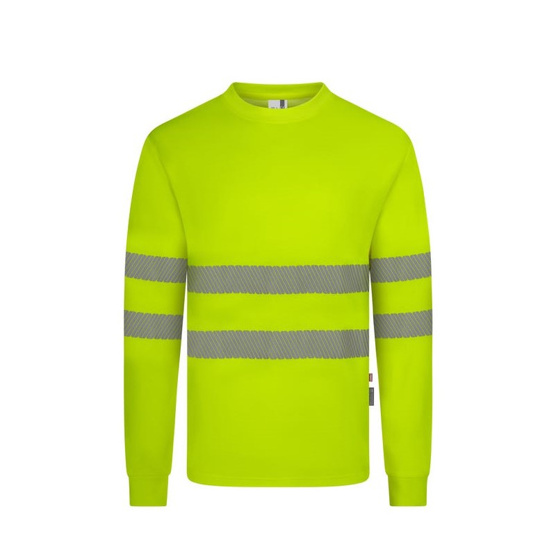 Camiseta de algodón de manga larga con cinta segmentada Velilla 305618 - Vetonek