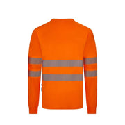 Camiseta reciclada manga larga Velilla 305634 en amarillo flúor - Vetonek
