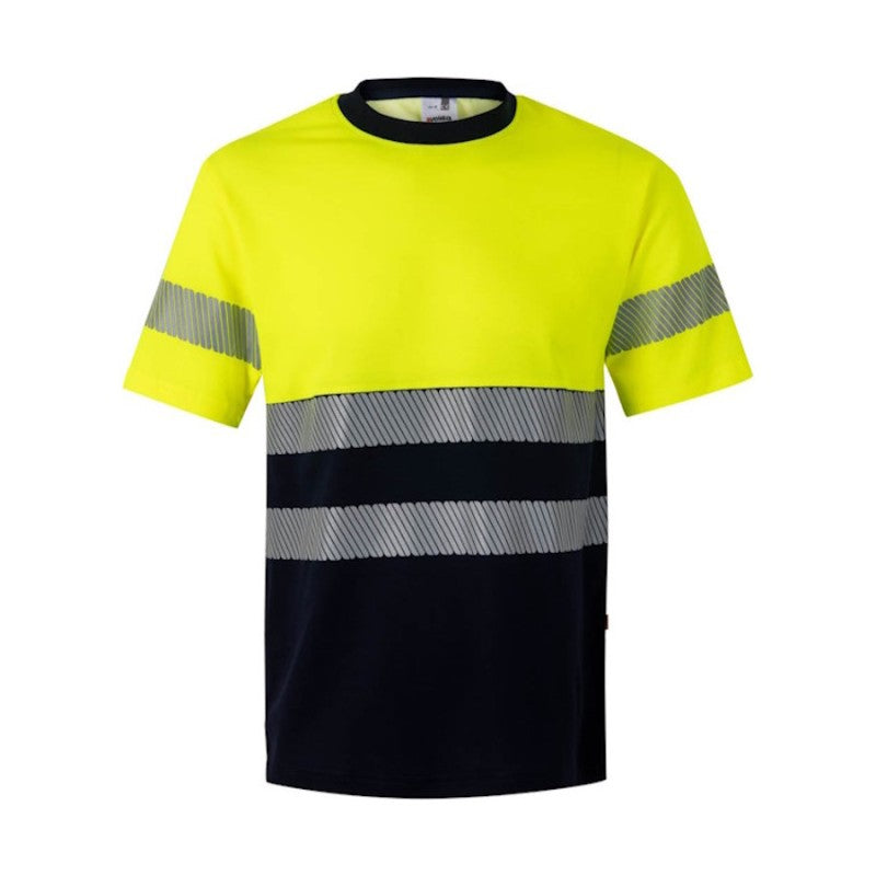 Camiseta de algodón bicolor de alta visibilidad Velilla 305509 - Vetonek