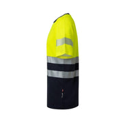 Cuello de canalé a contraste de la camiseta Velilla 305509 - Vetonek