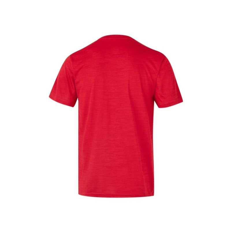 Camiseta técnica jaspeada Velilla 105507 en gris oscuro jaspeado - Vetonek