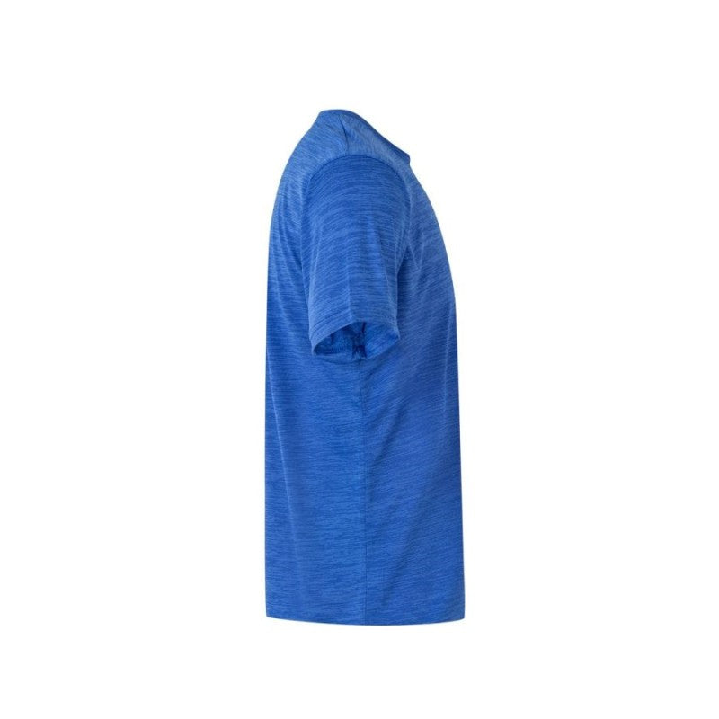Camiseta técnica jaspeada Velilla 105507 detalle de cuello - Vetonek