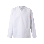 Camisola de pijama sanitaria blanca de manga larga Velilla 588 - Vetonek