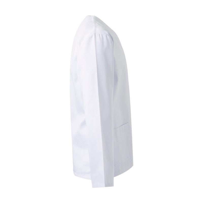Camisola de pijama manga larga Velilla 588 detalle del cuello - Vetonek