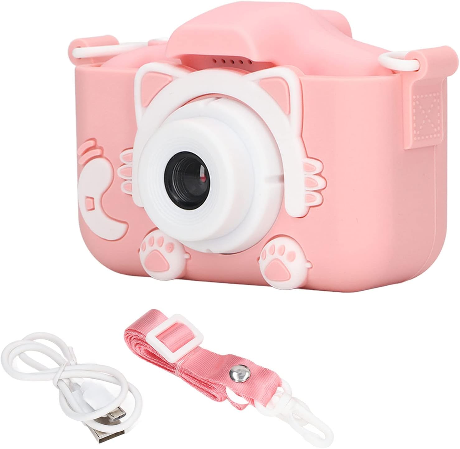 Cámara para Niños 20MP HD 2.0” + Tarjeta 32GB – Azul y Rosa, Compacta y Divertida - Vetonek